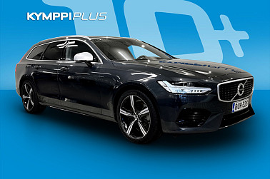 Volvo V90 T8 AWD R-Design aut ** Webasto / VOC / Navi ** - Tehokas ja ylellinen Volvo hybridi – täydellinen yhdistelmä voimaa ja mukavuutta!