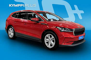 Skoda Enyaq 80 iV ** LED / ACC / 360 Kamera / Puolinahka / Lämpöpumppu / Muistipenkit ** - Skoda Enyaq 80 iV, 526 km WLTP, kattavat varusteet, kahdet renkaat.