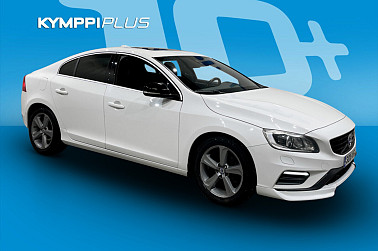 Volvo S60 D5 AWD Business Edition R-Design aut Polestar ** Webasto / Lasikattoluukku / Volvo On Call / Muistipenkki / Keyless / Peruutuskamera / Digimittaristo - Tyylikäs ja suorituskykyinen Volvo S60 D5 AWD R-Design automaatti! Polestar optimointi sekä huippuvarus