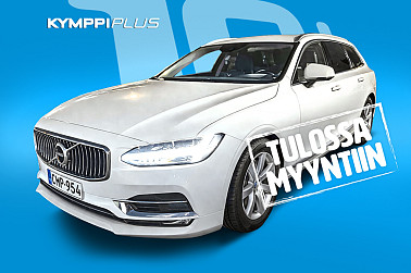 Volvo V90 D4 AWD Inscription aut * ACC / LED / Nahat * - Tyylikäs ja turvallinen premium-farmari nelivedolla. Mukava ajaa, tilava ja varma valinta ympäri vuoden.