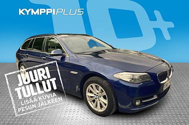 BMW 520 F11 Touring 520d A xDrive Business Exclusive Edition - ** Nahkaverhoillut Sport- istuimet / Ratinlämmitin / Bluetooth / Sähkötoiminen takaluukku / Automaatti-ilmastointi / Vetokoukku **