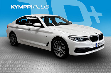 BMW 520 G30 Sedan 520d A xDrive Business SportLine / Shadow line / Sporttipenkit / Koukku / Proffanavi / Tutkat - Suomi-auto / Osa sähköpenkit / Moottorinlämmitin / Musta sisäkatto
