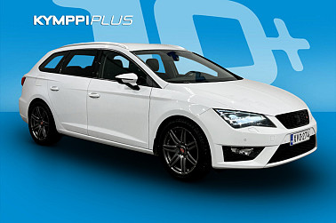 Seat Leon ST 1,4 TSI 140 FR **LED / Vakionopeudensäädin / Bluetooth / Moottorinlämmitin ja sisäpistoke / Isofix** - Sporttinen ja hyvin pidetty Leon FR – LED-valot, automaatti-ilmastointi, 2x renkaat