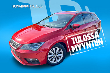 Seat Leon ST 1.0 TSI Style Business DSG** Navi / LED / Kessy / Tutkat* - Tyylikäs ja taloudellinen Leon ST DSG – käytännöllinen ja hyvin varusteltu farmari.