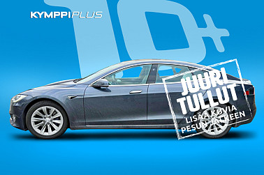 Tesla Model S 100 D **Ilma-alusta / Nahkaverhoilu / Adapt.vakkari / Kamera** - Huippuvarusteltu Tesla Model S 100D – teho, tyyli ja pitkä toimintasäde samassa paketissa!