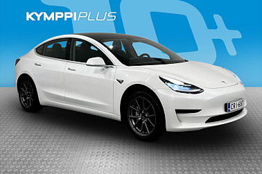Tesla Model 3 Standard Range Plus **Lasikatto / Adapt.Cruise / Kamera / Nahat / LED - Täysin sähköinen Tesla yhdistää tyylikkään muotoilun, huipputeknologian ja vaivattoman ajokokemuksen.