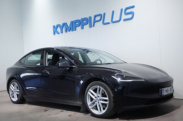 Tesla Model 3 Long Range AWD ** Highland / Musta / 2x renkaat ja vanteet ** - Diamond Black / 19
