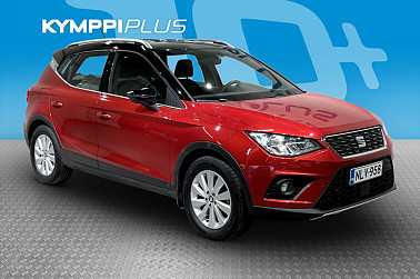 Seat Arona 1,0 EcoTSI 115 Xcellence DSG ** Suomi-auto / Navi / Acc / P.kamera / Kessy / P.tutkat / AppleCarPlay & Android ** - RAHOITUSKORKO tähän autoon vain 3,49% - Seat Arona 1,0 EcoTSI DSG – taloudellinen, tyylikäs ja valmis arjen seikkailuihin.