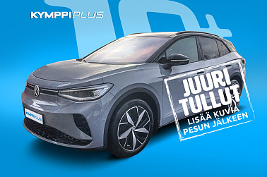 Volkswagen ID.4 GTX Dual Motor AWD, akku 77 kWh / ILP / ACC / Panoraama / 2 x renkaat ja vanteet - Tilava ja tyylikäs täyssähkö SUV – huippuhyvä taloudellisuus ja lähes äänetön ajoelämys yhdistyvät modernissa muodossa.