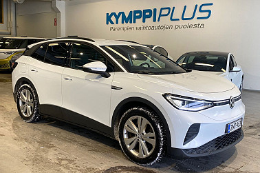 Volkswagen ID.4 Pro Performance Business 150 kW, akku 77 kWh ** Vetokoukku / Suomi-auto / Spottipenkit / Lämpöpumppu / LED ** - Tilava, tehokas ja taloudellinen sähköauto pitkällä rangella ja hyvillä varusteilla.