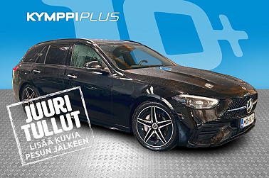 Mercedes-Benz C 200 d T A Business ** Digital light / 2 x AMG / Night paketti / Vetokoukku ** - Distronic plus / Kamera / Keyless / 2x renkaat ja vanteet