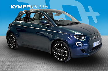 Fiat 500e La Prima HB 118hv 42kWh - ACC / Blis / Keyless / P.Kamera / LED / 2x renkaat vanteilla