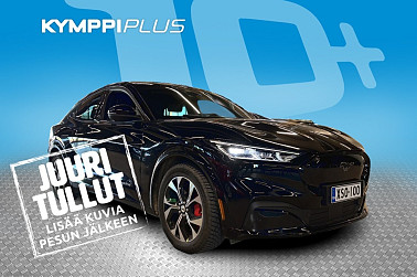 Ford Mustang Mach-E 98kWh 351hv AWD Premium 5-ovinen ** B&O / 360-kamera / Nahat / Koukku / Lämpölasi / Lämpöratti ** - ** Soh 98,1% / Tehdastakuu / 1-omisteinen suomi-auto / Kahdet renkaat ja vanteet / Siistikuntoinen **