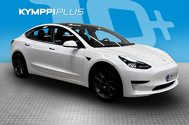 Tesla Model 3 Standard Range Plus * 1. Omisteinen Suomi-auto / ACC / LED * - Lämpöpumppu / Lasikatto / 2 x vanteet ja renkaat