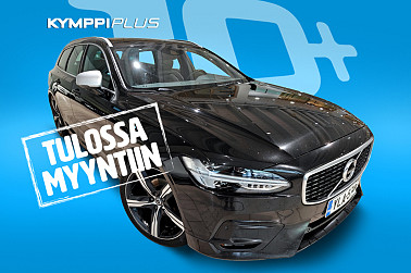 Volvo V90 D4 Business R-Design aut **Webasto / LED / Adapt.vakkari / Navi / Kamera** - Volvo V90 D4 R-Design 2019 – hyvin varusteltu ja huollettu Suomi-auto, Kokkolan Kymppi Plussalta!