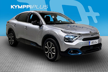 Citroen e-C4 X Full Electric 136 Max 50 kWh Automaatti - ** Suomi-auto / Adapt Cruise / Kamera / Ratinlämmitin / CarPlay / LED-ajovalot / 2 x Renkaat vanteineen **