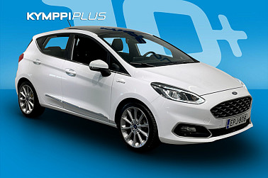 Ford Fiesta 1,0 EcoBoost 100hv A6 Vignale 5-ovinen * Keyless / Lasikatto / Bang&Olufsen / Webasto / Peruutuskamera ** - Tässä Fiestassa on varusteita enemmän kuin naapurin Mersussa - Eikä hinta päätä huimaa!