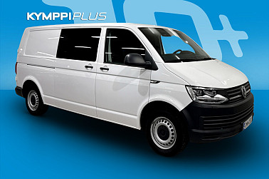 Volkswagen Transporter umpipakettiauto Pitkä 2,0 TDI 75 kW / Webasto / LED / Koukku / Pariovet - Luotettava ja tilava Transporter kuljettaa kaiken helposti – tehoa, mukavuutta ja tyyliä yhdessä.