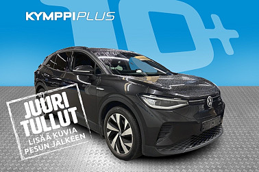 Volkswagen ID.4 Pro Performance 150 kW, akku 77 kWh ** Matrix LED / ACC / Lämpöpumppu / Navi ** - RAHOITUSKORKO tähän autoon vain 3,89% - ** Koukku / Kahdet renkaat vanteilla / Ratinlämmitys **