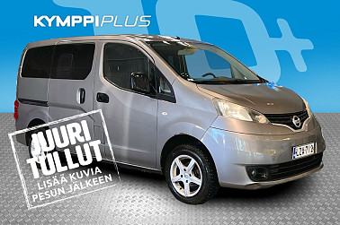 Nissan NV200 Combi 1,5 dCi 85 Upper 2 sliding doors 5MT Level 1 5 seats **5 paikkainen tila-auto** - Suomi-auto / Lohkolämmitin ja sisäpistoke / Vetokoukku / Peruutuskamera