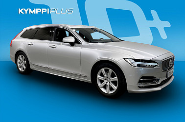 Volvo V90 D4 AWD Inscription aut** Juuri huollettu / Muistipenkki / Nahat / Voc / Lämpölasi / Navi** - Tyylikäs ja arvostettu Volvo V90 D4 AWD Inscription – laadukas, hiljainen ja mukava matkakumppani kaikille keleille.