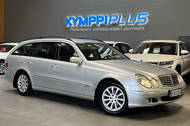Mercedes-Benz E 220T CDI A Elegance **Vakionopeudensäädin / Ilmastointi / Kahdet renkaat** - Uskomattoman siistikuntoinen E-Mersu valmiina nielemään lisää kilometrejä!