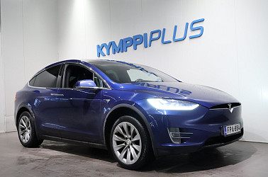 Tesla Model X 100 D ** 7-paikkainen / Koukku / Akkutakuu voimassa ** - Kun tarvitset tilaa, tyyliä ja voimaa!