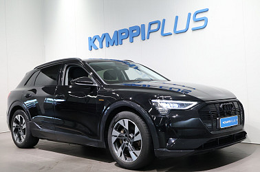 Audi e-tron 55 quattro ** Adapt.vakkari / Nahkaverhoilu / Pysäköintitutkat ** - Audi e-tron 55 – Premium-sähköauto ilmajousituksella, 95 kWh akulla ja kattavalla varustelulla.