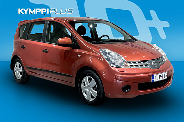 Nissan Note 1,6 81 Visia 5-vaiht. 5-ov. - Tilava, ketterä ja luotettava Nissan Note – arkiajon helppo sankari ilman turhaa hienostelua!