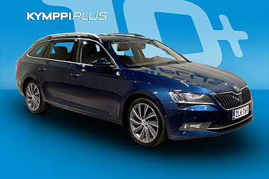 Skoda Superb Combi 2,0 TDI 150 Style DSG Autom. ** Nahkasisusta / Webasto / Sähköinen takaluukku / ACC / Navi / P, tutkat / Canton ** - Tilava, tyylikäs ja hyvin varusteltu Superb – loistovalinta mukavaan ja taloudelliseen ajoon!