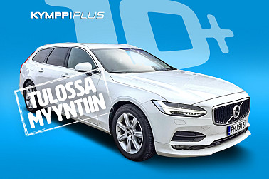 Volvo V90 D3 Business aut * HUD / Koukku / Keyless / Webasto * - Tilava ja tyylikäs premium-farkku, jossa mukavuus, varustelu ja ajonautinto kohtaavat täydellisesti.