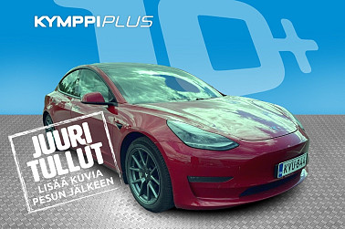 Tesla Model 3 Long Range  ** ACC / Kaistavahti / Blis / LED / P.kamera  / P. tukat / Lasikatto ** - RAHOITUSKORKO tähän autoon vain 3,89% - Lämmitettävä ohjauspyörä / 2x Renkaat vanteilla / SoH 89,4 %