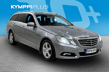 Mercedes-Benz E 200 CGI BE T A **Juuri huollettu / Bi-Xenon / Kaukovaloavustin / Bluetooth ** - Tilava, turvallinen ja maltillisilla kilometreillä oleva perhefarkku bensamoottorilla!