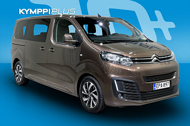Citroen Spacetourer BlueHDi 180 Feel M Automaatti ** 8-paikkainen / Vakkari / Navi / Suomi-auto ** - 8-paikkainen Citroën Spacetourer – tilava, turvallinen ja mukava auto koko perheelle tai ryhmälle