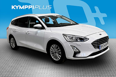 Ford Focus 1,0 EcoBoost 125hv A8 Titanium Wagon ** Webasto / ACC / Kamera ** - RAHOITUSKORKO tähän autoon vain 3,49% - Navigointi / Kaistavahti / Keyless