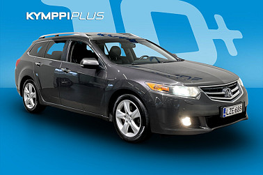 Honda Accord Tourer 2,0 Executive Business ** Xenon-valot / Nahkat / Tummat lasit / Lämpöpaketti - Tuore leima ja huolto, Tilaa ja ajatonta tyyliä. Tässä sinulle luottopeli vielä pitkäksi aikaa!