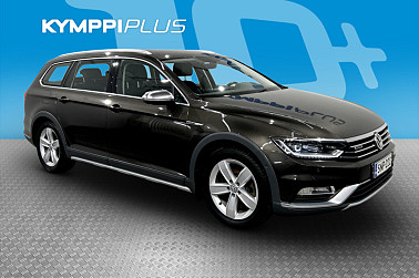 Volkswagen Passat Variant Alltrack 2,0 TDI Biturbo 176 kW (240 hv) 4MOTION DSG-automaatti **Suomi-auto / Webasto / LED / Koukku** - Nahkaverhoilu / Vakionopeudensäädin / Navigointi / 2x renkaat ja vanteet
