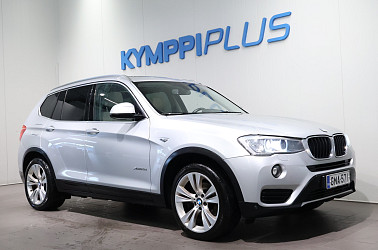 BMW X3 F25 xDrive20d A Business ** Keyless / Lasikatto / HarmanKardon / Navi / Pysäköintitutkat / Vetokoukku ** - Juuri huollettu hyvin varusteltu neliveto - Tällä menee tyylillä vaikka marjametsään ja poiskin