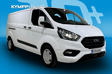 Ford Transit Custom Van 310 2,0TDCi 130 hv M6 Etuveto Business L2H1 /ALV vähennyskelpoinen / AppleCarPlay / Kamera / Tutkat / Koukku - Moderni ja hyvin varusteltu Saksasta tuotu ajoneuvo – loistava valinta arkeen ja työhön!