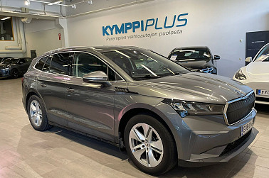 Skoda Enyaq 80 iV **Lämpöpumppu / Koukku / ACC / Blis / Sähköluukku / 2x renkaat ** - Juuri saapunut Vantaan pisteeseen – upea ja hyvin varusteltu Skoda Enyaq 80 iV!