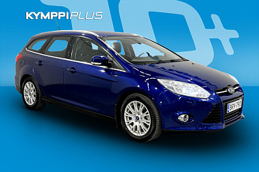 Ford Focus 1,6 EcoBoost 150 hv Start/Stop Titanium M6 Wagon ** Vetokoukku / Xenon / Tutka ** - Titanium-malli – tyylikäs, hyvin varusteltu ja mukava ajaa!
