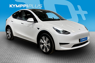 Tesla Model Y RWD **Koukku / 2x renkaat vanteilla / Lämpöpumppu / Lasikatto ** - Model Y RWD – tehokas, tilava ja lähes uusi sähkö-SUV! huippuvarustein. Nyt!