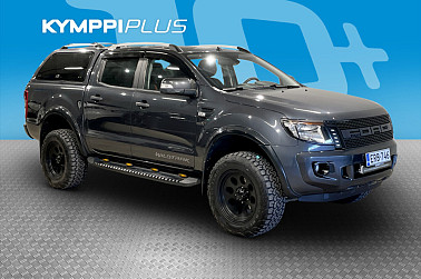 Ford Ranger Double Cab 3,2TDCi 200 hv Wildtrak A6 4x4 **Korotettu / 5-P Pakettiauto / Koukku / Webasto / P.kamera ** - Huippuvarusteltu Wildtrak neliveto – huollettu ja valmis töihin. Juuri katsastettu!