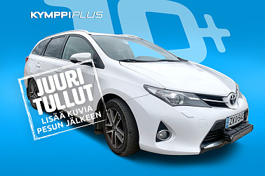 Toyota Auris Touring Sports 1,6 Valvematic Active Edition * Koukku / Navi / Kamera / Lohko / Suomi-auto * - Luotettava ja hyvin varusteltu Toyota Auris – ketjukone, peruutuskamera ja automaatti-ilmastointi!