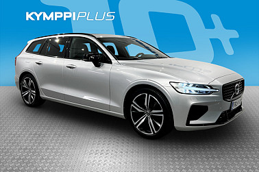 Volvo V60 T8 AWD Long Range High Performance R-Design Edition aut **LED / Adapt.vakkari / Lasikatto / Vetokoukku** - Digimittaristo / Kamera / Harman Kardon / 2x renkaat / SoH 96,3 %