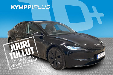 Tesla Model 3 Rear-Wheel Drive - Takuu voimassa / Nahkaverhoilu / Ilmastoidut penkit / Navigointi / Peruutuskamera / Adaptiivinen vakionopeudensäädin / LED-ajovalot