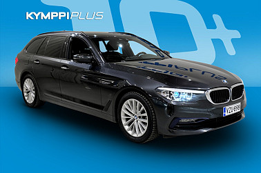 BMW 520 G31 Touring 520d A xDrive Business SportLine ** LED / Vakkari / Kamera / Display key / Sähköluukku - Tyylikäs, suorituskykyinen ja hyvin pidetty Suomi-auto!