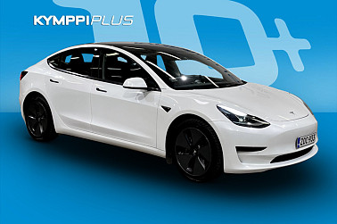Tesla Model 3 Standard Range Plus**2 x renkaat vanteineen / Perustason Autopilot / Peruutuskamera / Sähkötoimiset etuistuimet** - Tesla Model 3 Standard Range Plus 2021 – Sähköautoilun huoleton ja moderni valinta