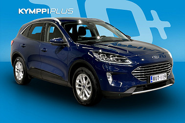 Ford Kuga 2,5 Hybrid (HEV) 190hv AWD Titanium X 5-ovinen ** Suomi- auto / Kaistavahti / Apple & Android / Sähköluukku / P.kamera** - Taloudellinen ja hyvin varusteltu hybridi – turvallinen, mukava ja huollettu valmis ajoon!