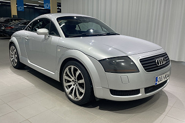 Audi TT Coupe 1,8 T 132 kW ** Nahka / Urheiluistuimet / Kahdet renkaat / ** MYYDÄÄN HUUTOKAUPASSA! ** - MYYDÄÄN HUUTOKAUPASSA – Urheilullinen Audi TT harrastajalle, ei uudenveroinen mutta täynnä potentiaalia!